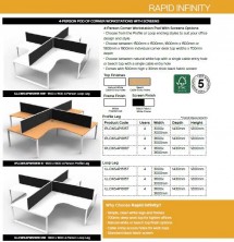 Rapid Infinity 700 Deep 90 Degree Workstation Range And Specifications